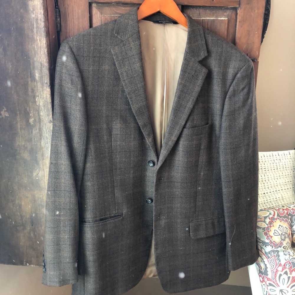 Lambs wool suit coat